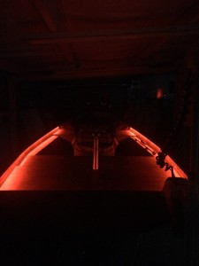 Under rail LED lights installed on 2015 18' G3 Johnboat.