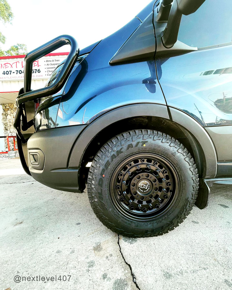 Orlando Next Level Customs, Transit Van tires