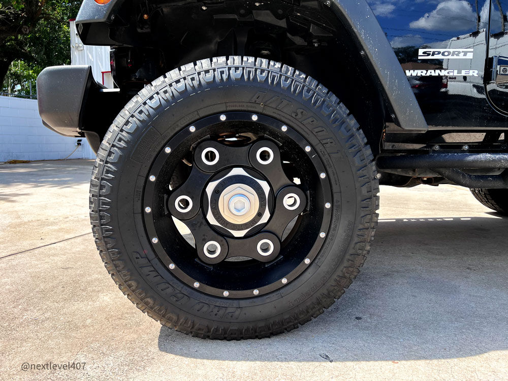 Jeep Wrangler Tire and Rims installation Orlando next Level