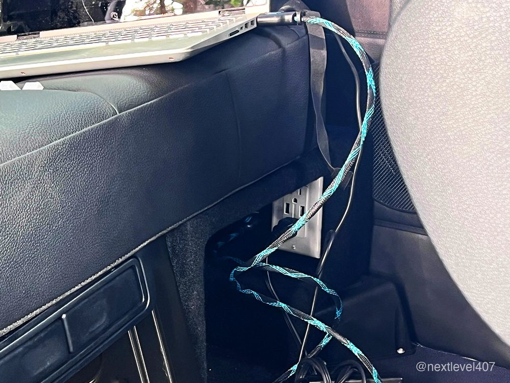 Customs Outlet Inside Mercedes Benz Van 