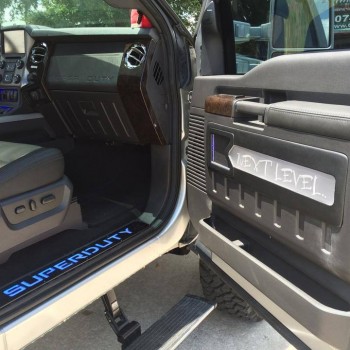 Ford custom stereo lights