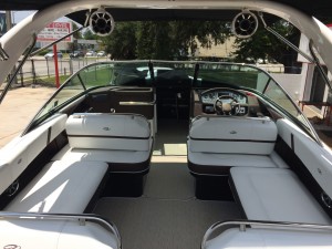 Wetsounds Rev 8 tower speakers installed on Regal Bowrider.