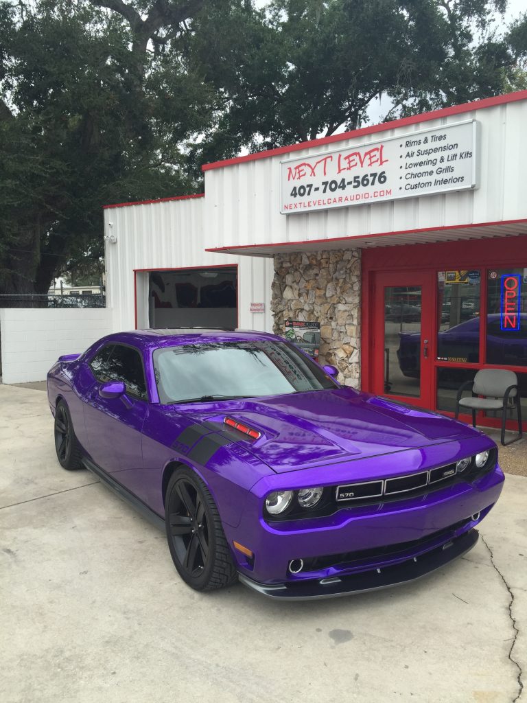 custom audio dodge challenger