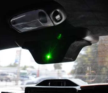 laser lights limo installed