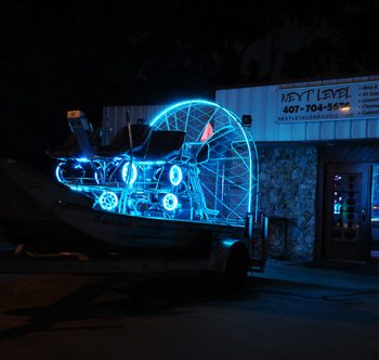 Color Changing Airboat Orlando Custom Audio