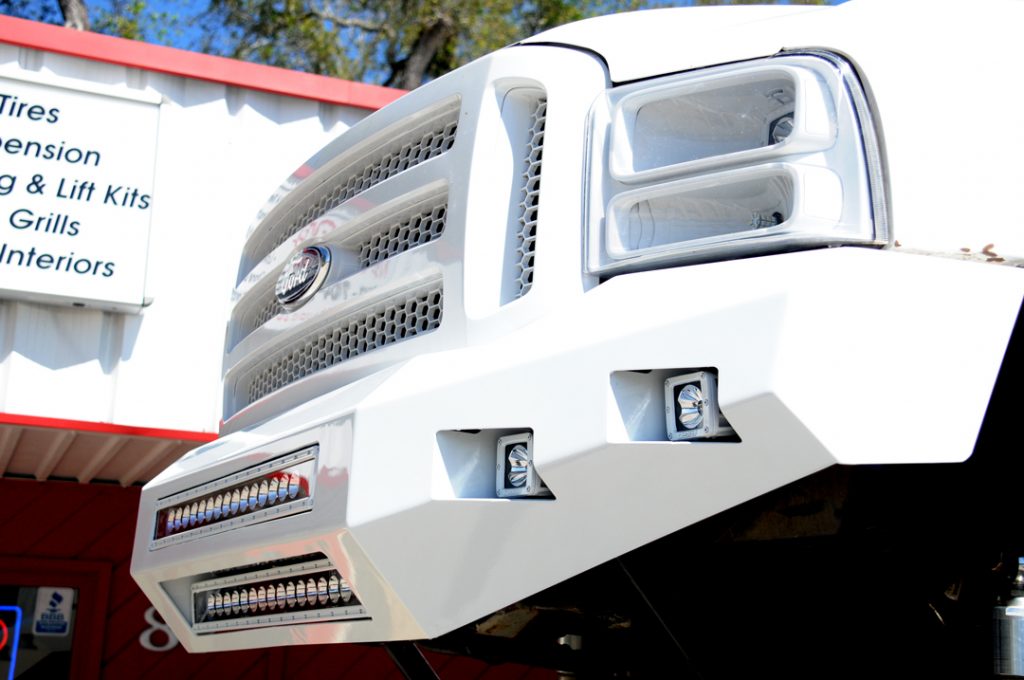 NextLevelInccustomtruckbumperwithrigidlights Orlando Custom Audio