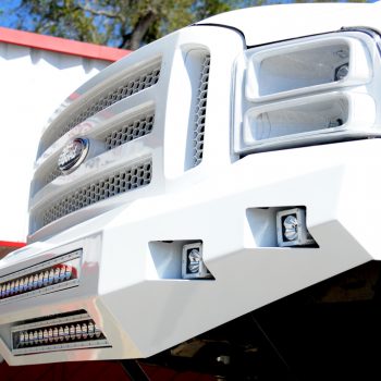 custom bumper rigid industries lights