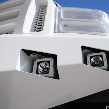 rigid industries lights in custom bumper