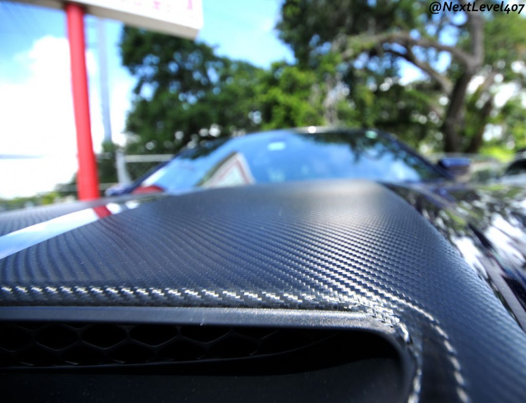 HellcatCarbonFiberHoodOrlando Orlando Custom Audio