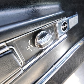 Corvette door lock panel
