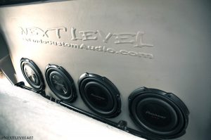 shallow subwoofer truck seat box