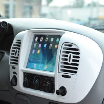 iPad mini truck dash install