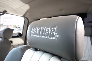 new headrest design stitching