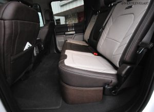 custom rear seat subwoofer box