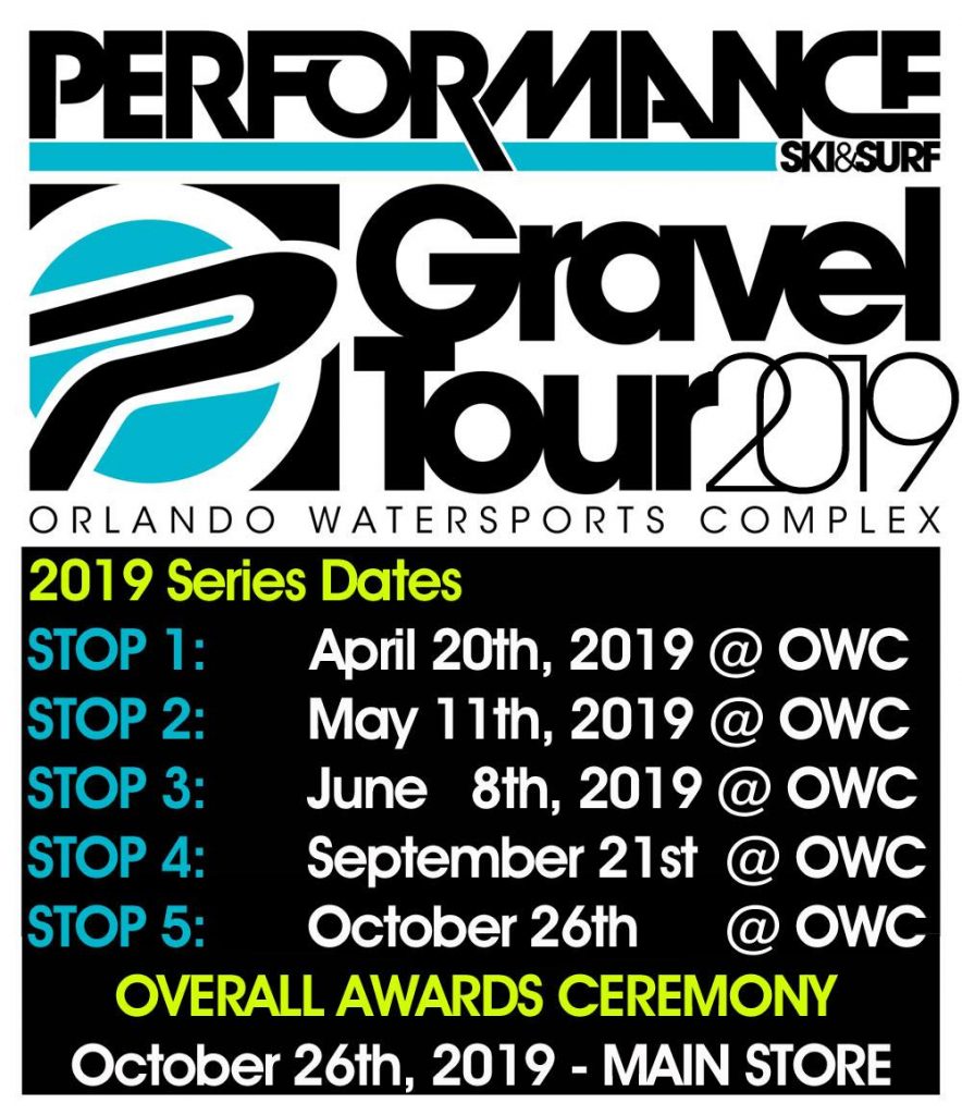 Gravel Tour 2019 Performance ski and surf event