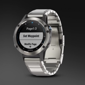 Garmin quatix 5 for boats waypoint set