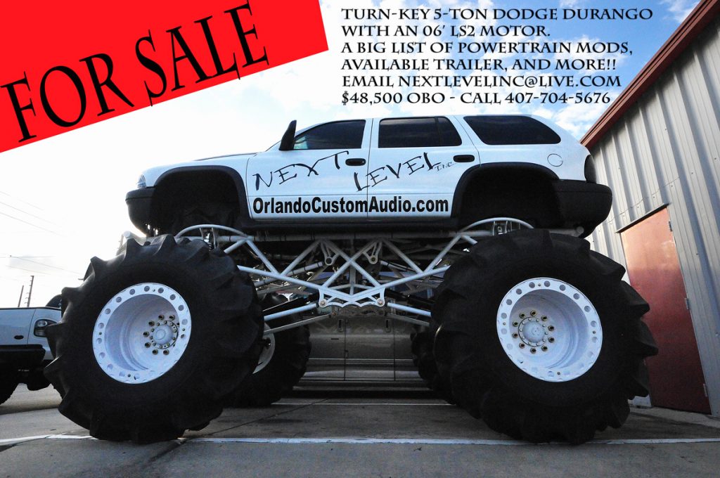 Monster Truck, Giant Truck, Modified or Customized Car with