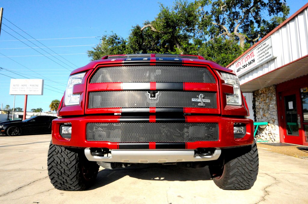 Next-Level-Shelby-Ford-F150-Front-End-K40-Electronics-Install
