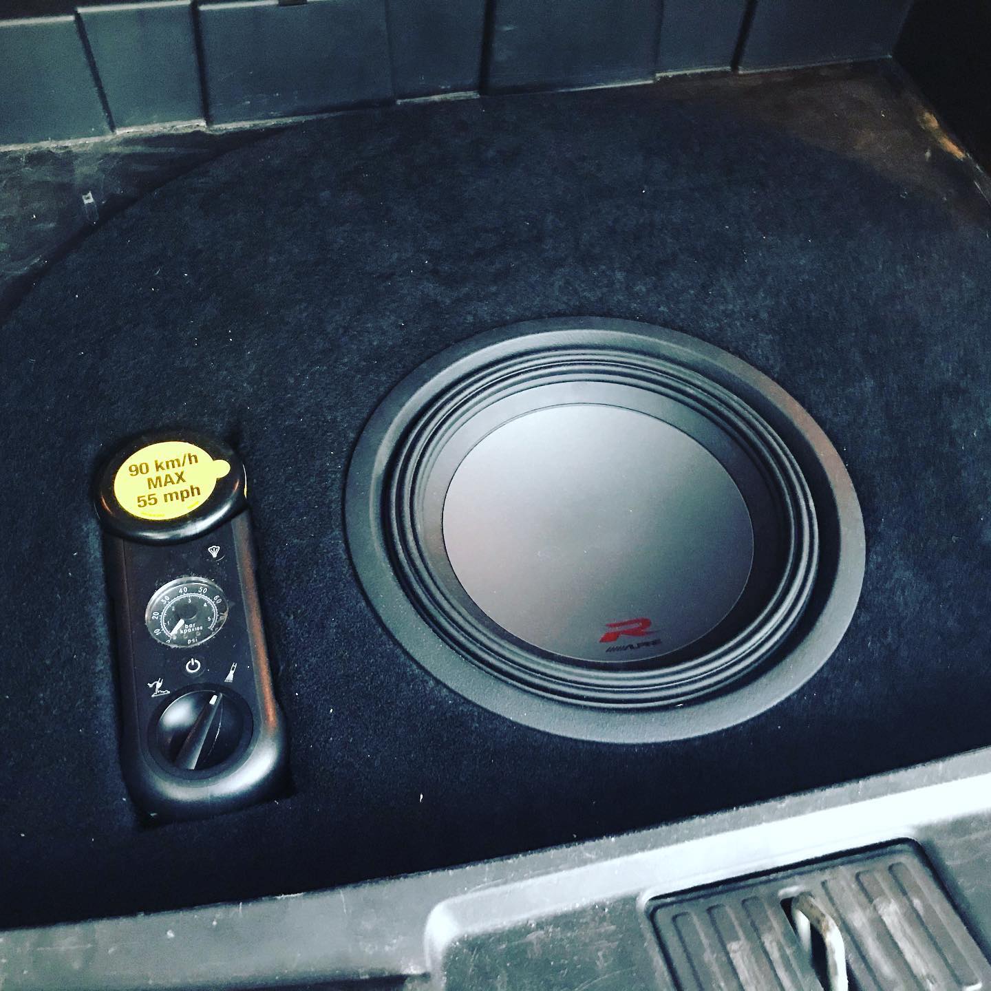 Custom Subwoofer in Cadillac CTS Wagon Orlando Custom Audio