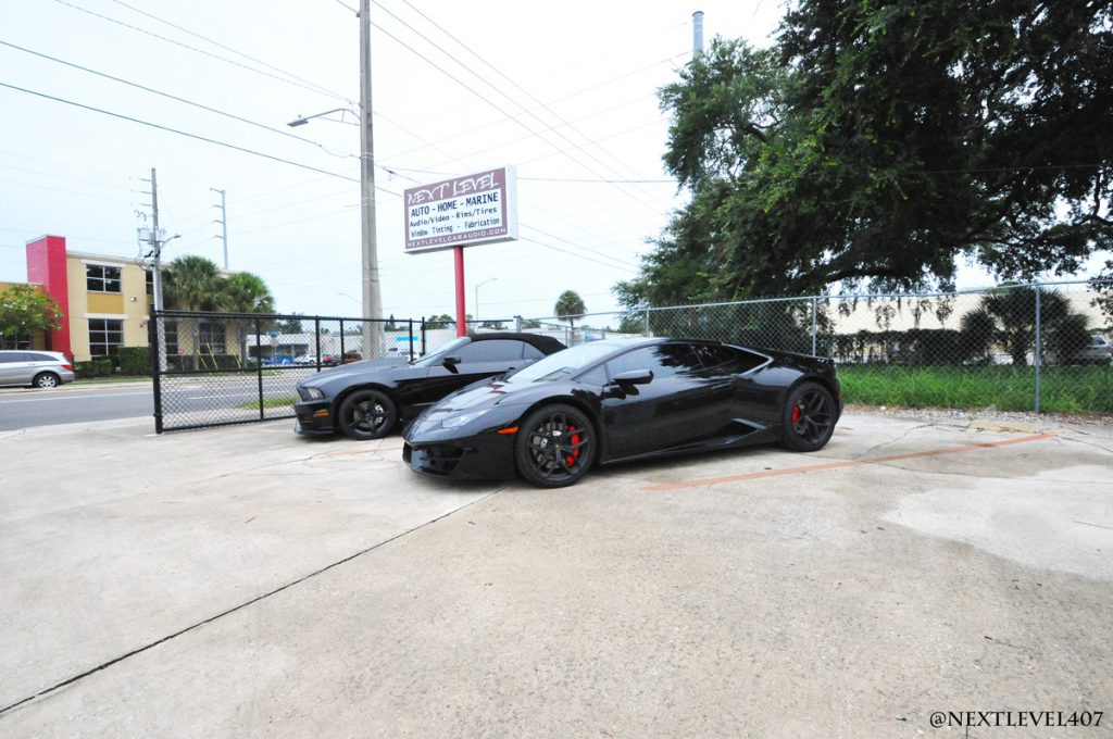 Black-Lamborghini-Huracan-LP-580-2-Full-Profile-Next-Level-Inc-Sign-Mustang-Black2