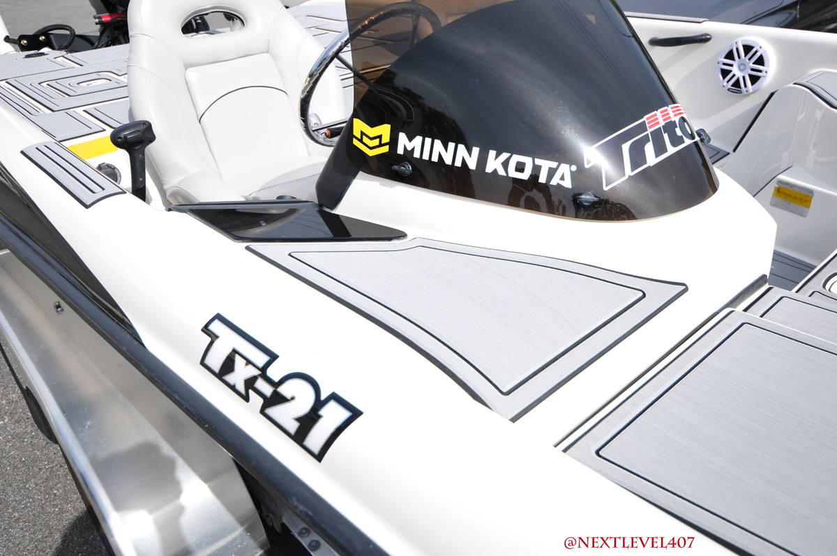 Triton Fishing Boat Gets SeaDek® Orlando Custom Audio