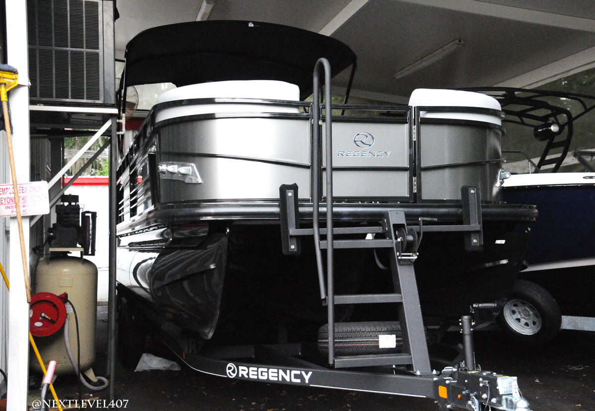 Regency Pontoon Boat JL Audio & Kicker Radio Orlando Custom Audio