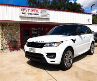 Range Rover upgraded by Next Level Orlando with a high quality dash cam.