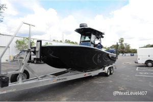 Costa boat upgraded by Next Level Florida Marine Customs.