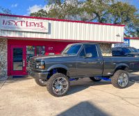 Next Level Orlando shows an Ford F150 with upgraded audio.