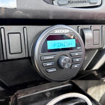 Next Level Orlando Custom Audio Kawasaki Kicker Radio Speakers Side-by-Side Florida