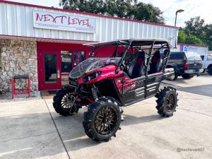 Next Level Orlando Custom Audio Kawasaki Kicker Radio Speakers Side-by-Side Florida