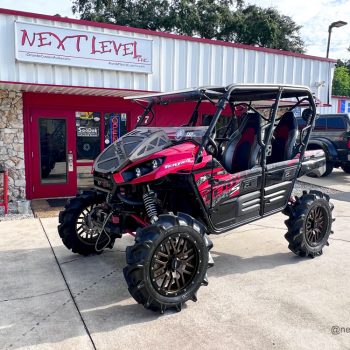 Next Level Orlando Custom Audio Kawasaki Kicker Radio Speakers Side-by-Side Florida