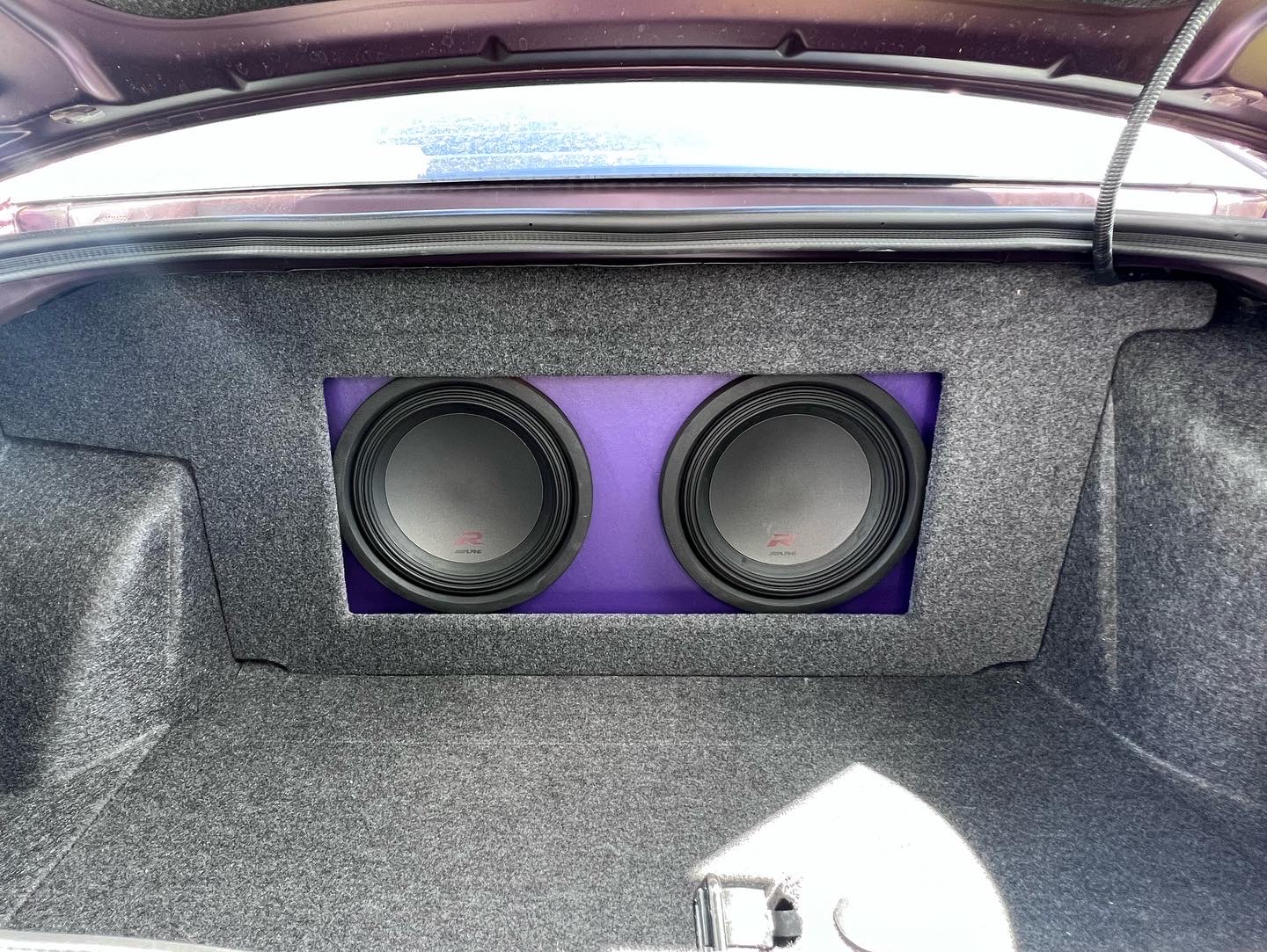 Challenger Subwoofers close up photo.