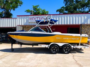 Next Level Inc. Next Level Customs. Orlando Custom Audio. Yellow Nautique Boat. Next Level Customs. Next Level Audio. Orlando Custom Audio.