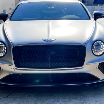 Bentley Car front view angle.