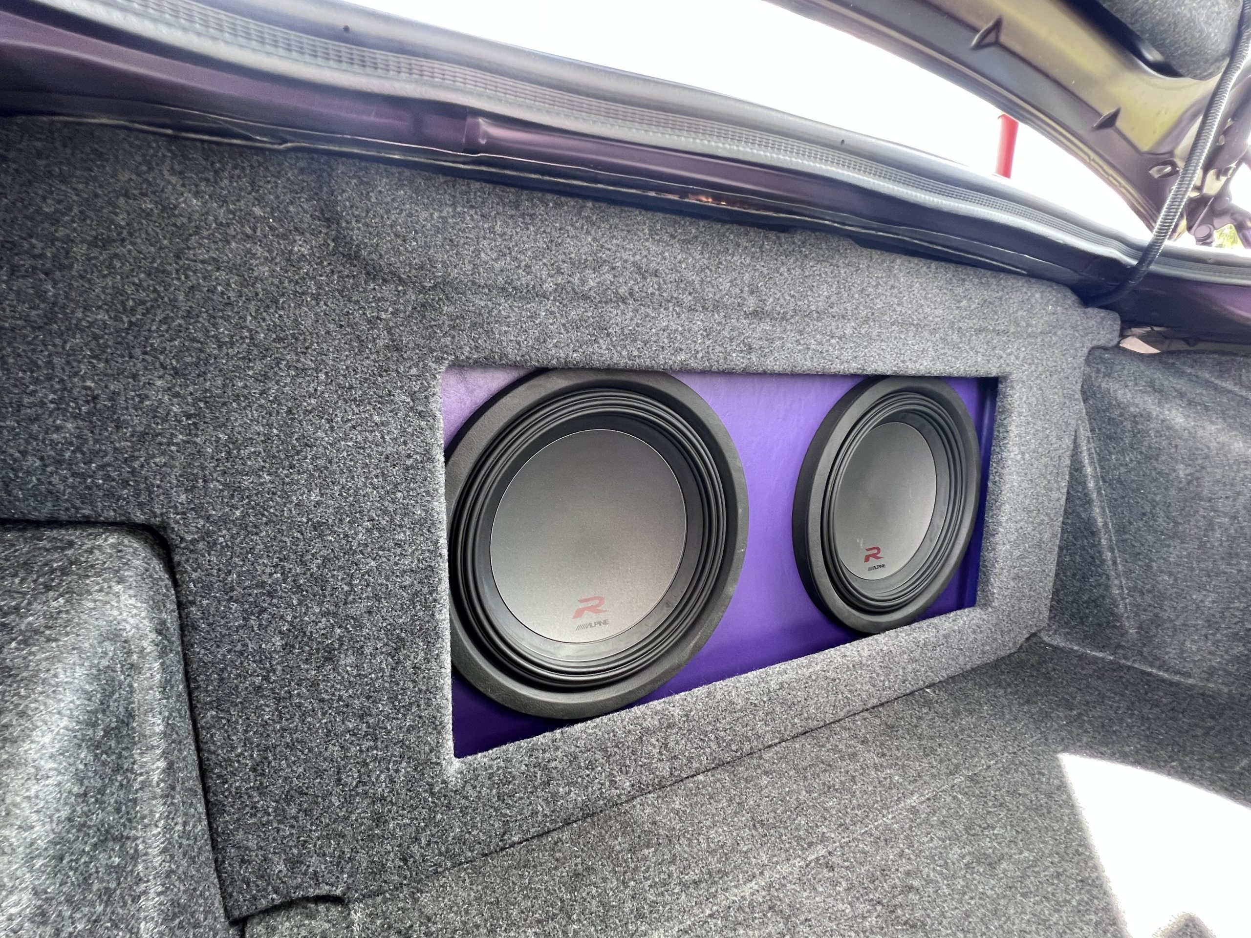 Challenger Subwoofers. Close up 