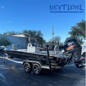 Next Level 2021 Xpress H22 Moonrock over Black SeaDek Install Orlando