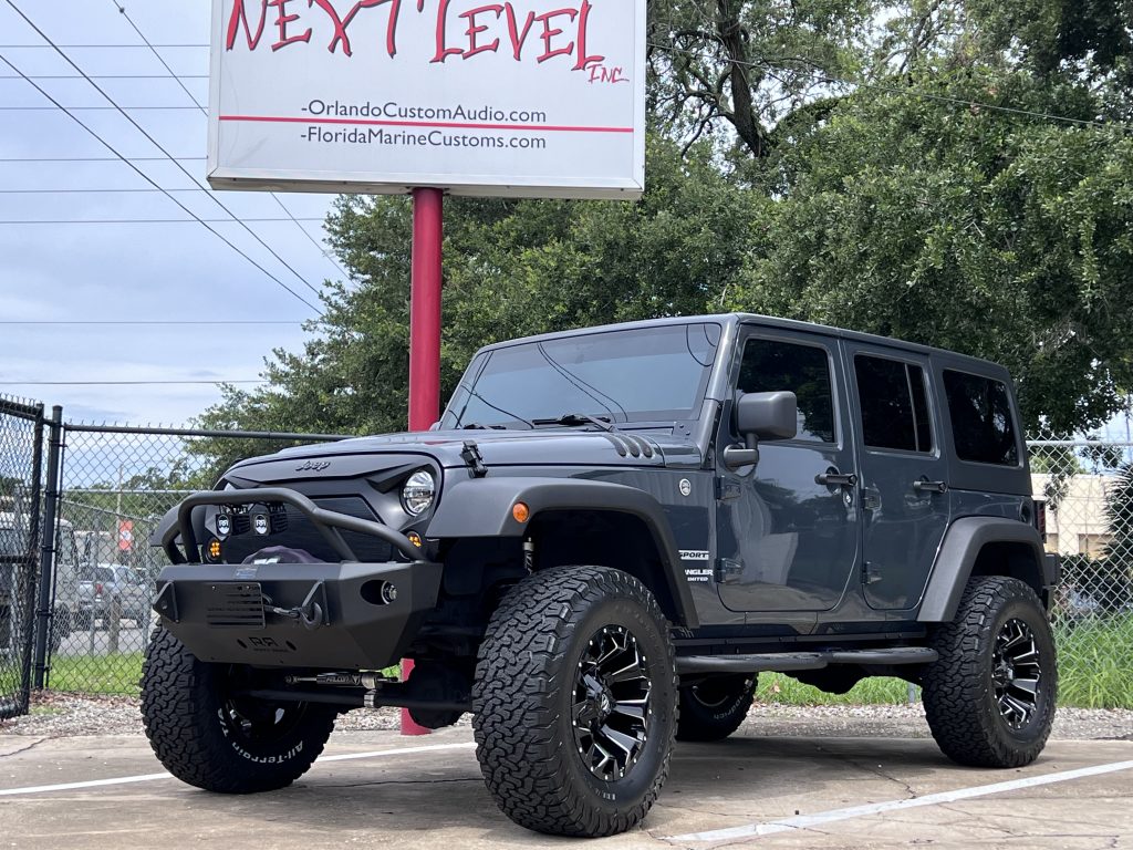 Next Level Jeep Unlimited Custom Stereo Install Orlando Store Front Profile