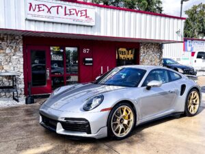Next Level Porsche 911 Turbo K40 Install Orlando Store Front Profile