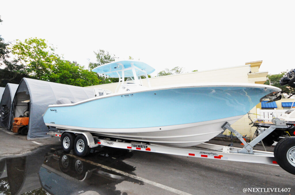 Next Level Blue Tidewater SeaDek Install Orlando Starboard Profile