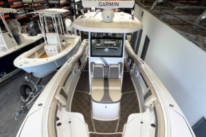 Next Level Tidewater Boat Chocolate over Camel SeaDek Install Orlando