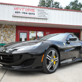 Next Level Black Ferrari Alpine Amp Stereo K40 Install Orlando