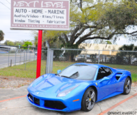 Next Level Blue Ferrari Redline 360 Escort M1 Dash Camera Install Orlando