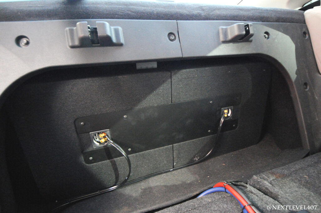 Next Level Silver Hyundai Sonata Amps Custom Speaker Install Trunk Orlando