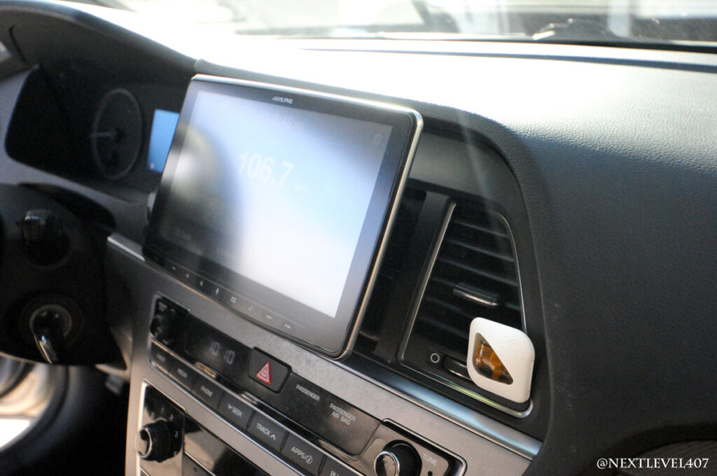 Next Level Silver Hyundai Sonata Alpine Halo Touchscreen Install Orlando