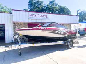 Next Level Regal 1900 ESX SeaDek JL Audio Sound System Install Side View