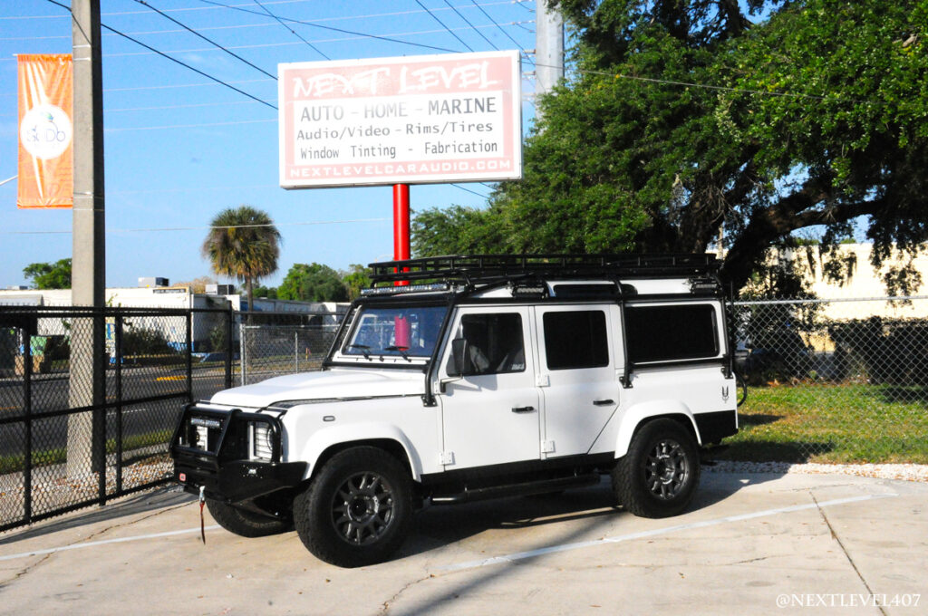 Next Level White Safari Land Rover Corvette Engine Orlando