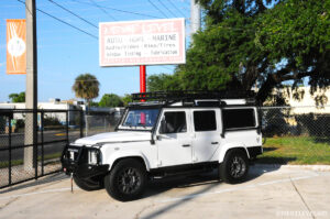 Next Level White Safari Land Rover Corvette Engine Orlando